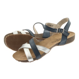 Sport sandals navy / silver Filippo 245 grey navy blue 5