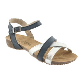 Sport sandals navy / silver Filippo 245 grey navy blue 1 Sport sandals navy / silver Filippo 245 grey navy blue 1