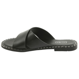 Filippo Black with studs Slippers 2
