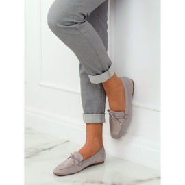 Gray Women's gray loafers 7115-P Gray grey 2