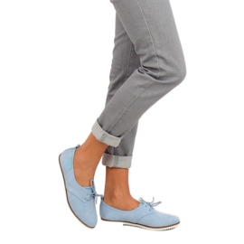Blue Women's blue loafers 6907-BL Blue 2