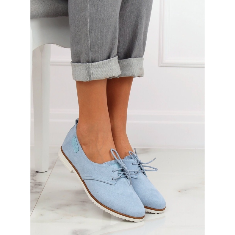 Blue Women's blue loafers 6907-BL Blue 1