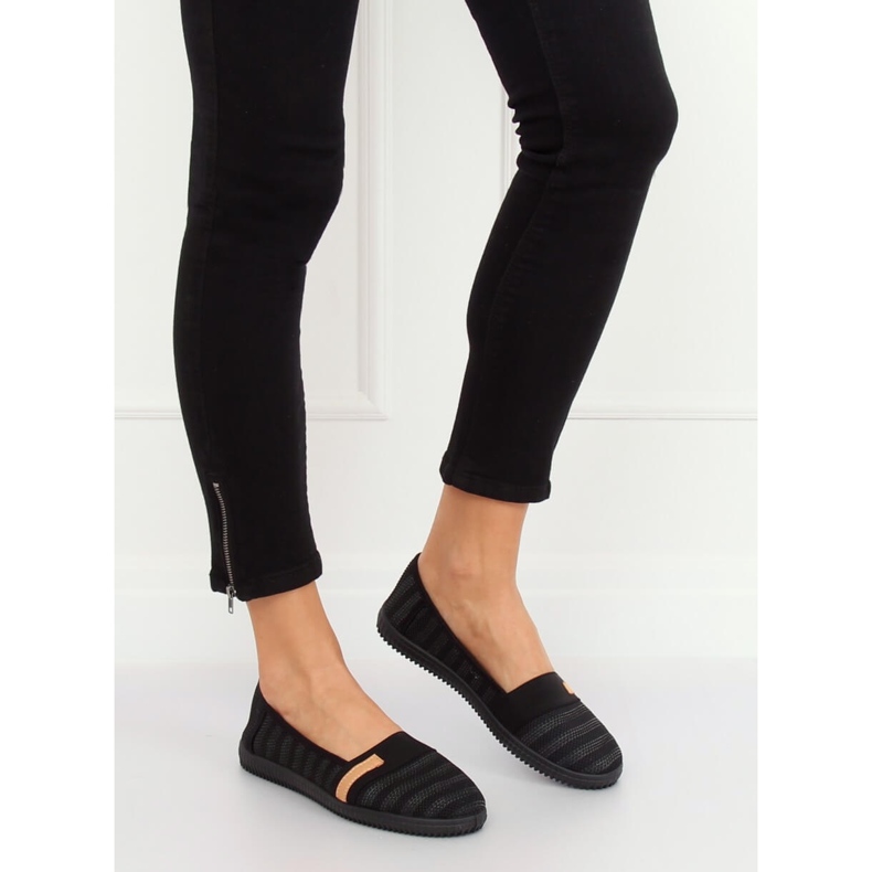 Black women's ballerinas XJ-2959 Black 1