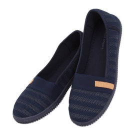 Women's navy blue ballerinas XJ-2959 Navy 1 Women's navy blue ballerinas XJ-2959 Navy 1