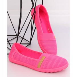 Women's fuchsia ballerinas XJ-2959 Fuxia pink 1