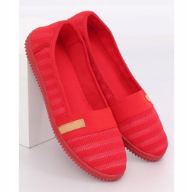Red women's ballerinas XJ-2959 Red 1