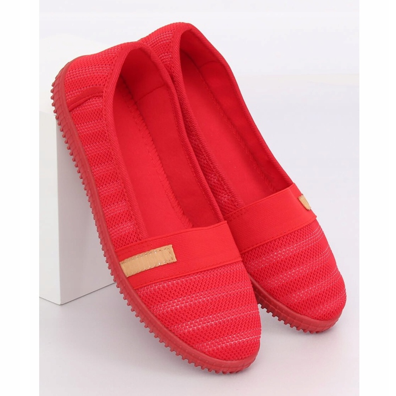 Red women's ballerinas XJ-2959 Red 1