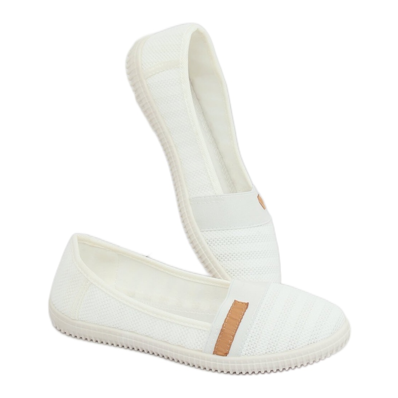 White women's ballerinas XJ-2959 White 1