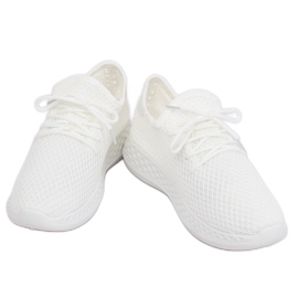 White 7760-Y White sports shoes 1