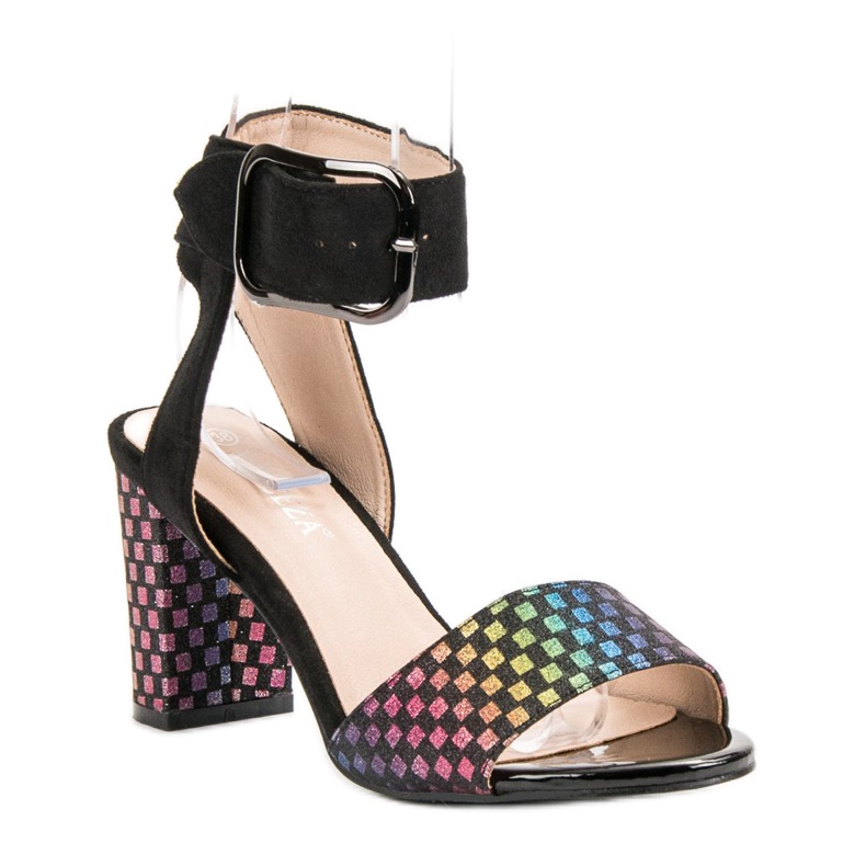 Sandals On A Post VINCEZA black multicolored 1