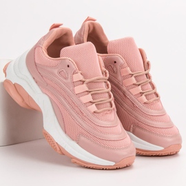 Lace-up Sports Shoes pink 1