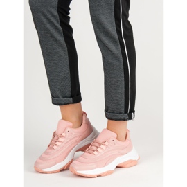 Lace-up Sports Shoes pink 2