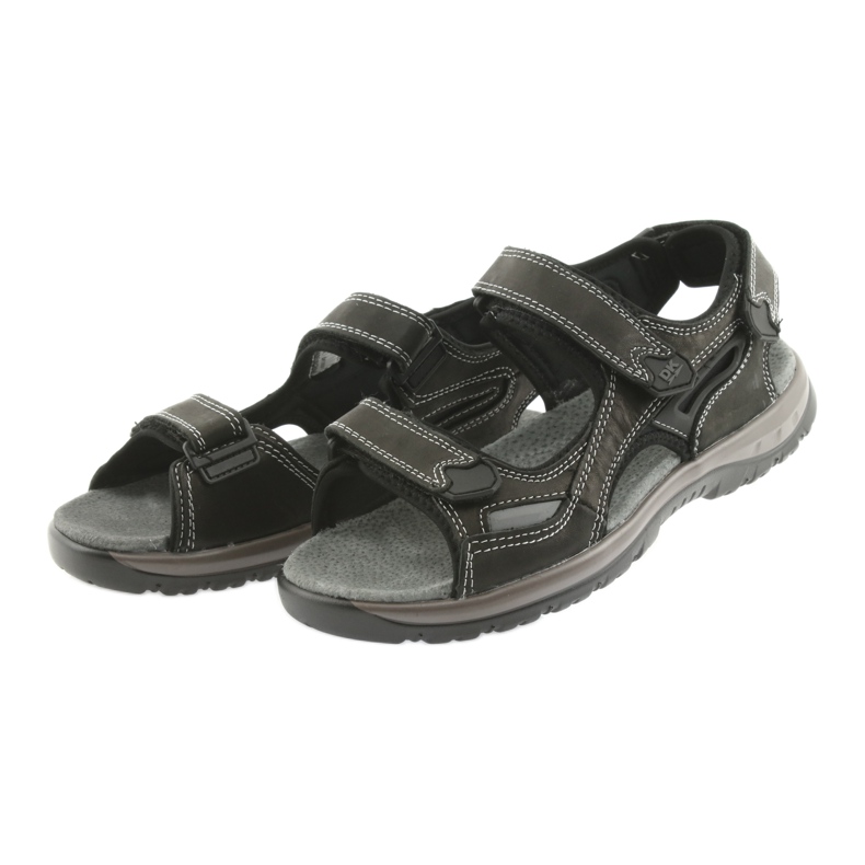 Velcro sandals light EVA DK black bottom 3