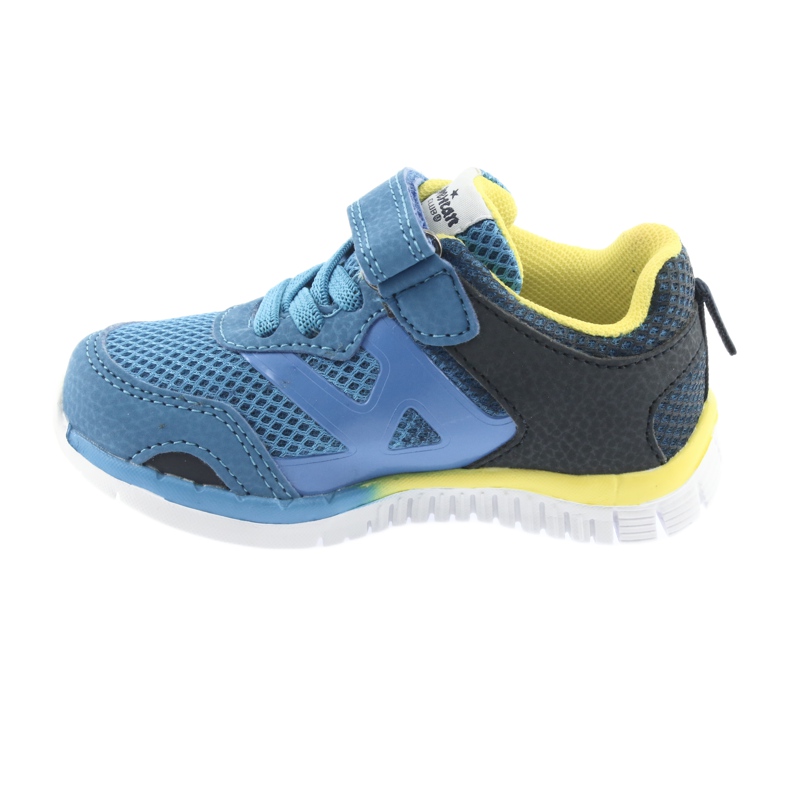 Blue American Club ES35 sports shoes yellow navy blue 7