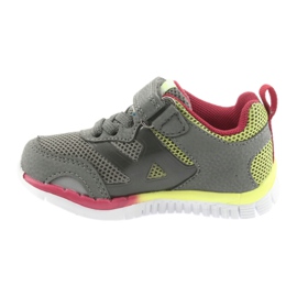 American Club ES35 gray sports shoes grey yellow red 2