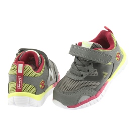 American Club ES35 gray sports shoes grey yellow red 4