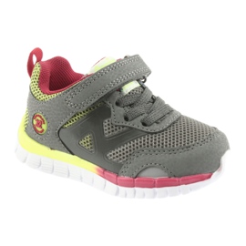 American Club ES35 gray sports shoes grey yellow red 1