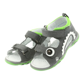 Sandals boys' turnips Bartek 51063 gray white grey green 3 Sandals boys' turnips Bartek 51063 gray white grey green 3