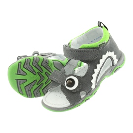 Sandals boys' turnips Bartek 51063 gray white grey green 4 Sandals boys' turnips Bartek 51063 gray white grey green 4