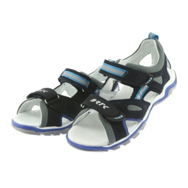 Sandals boys' turnips Bartek navy blue and gray grey 3 Sandals boys' turnips Bartek navy blue and gray grey 3