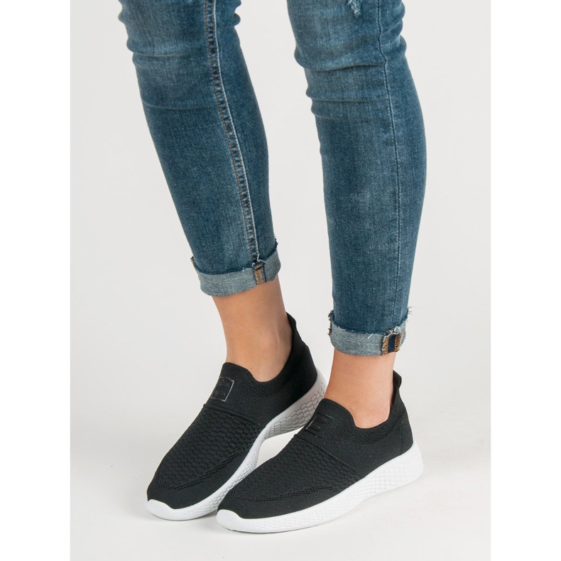 Weide Fashionable Textile Footwear black 1