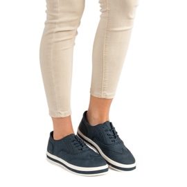 SHELOVET Navy blue shoes 2