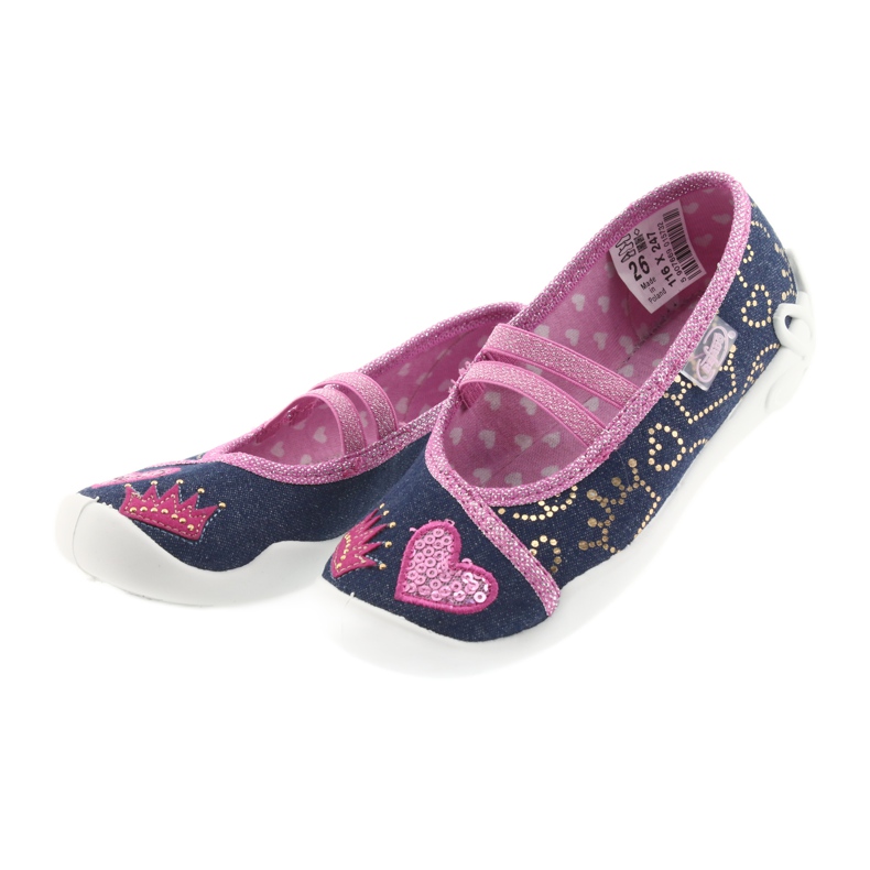 Befado children's shoes 116X247 yellow pink navy blue 6