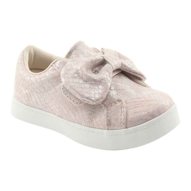 American Club sneakers ES23 bow pink grey 1 American Club sneakers ES23 bow pink grey 1