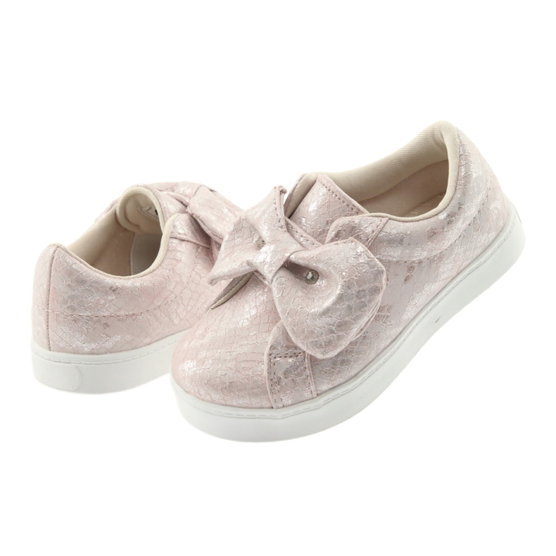 American Club sneakers ES23 bow pink grey 4 American Club sneakers ES23 bow pink grey 4
