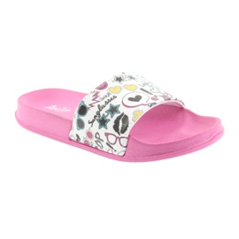 Sunglasses slippers profiled American Club pink white black green yellow 1