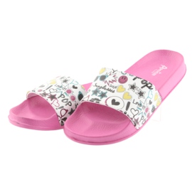 Sunglasses slippers profiled American Club pink white black green yellow 3