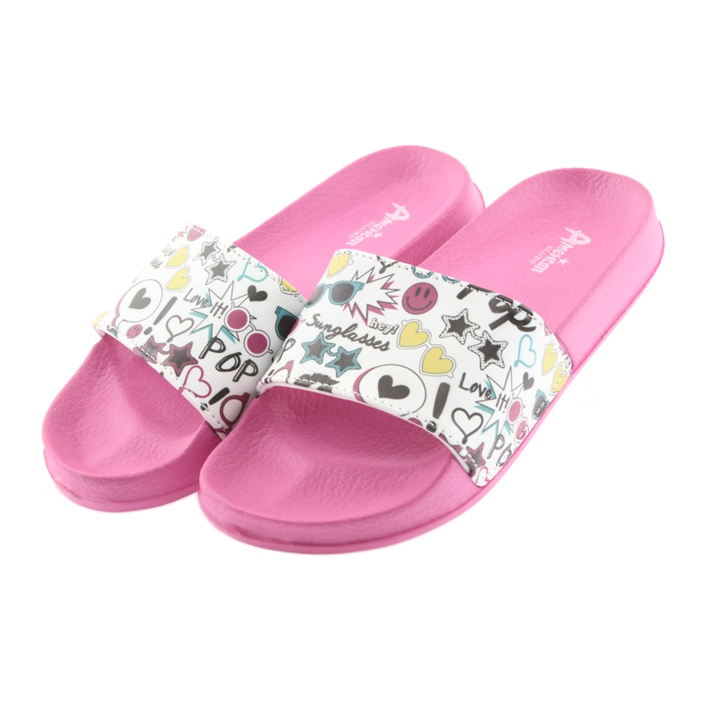 Sunglasses slippers profiled American Club pink white black green yellow 4