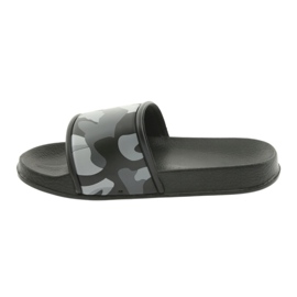 American Club gray profiled camo slippers black grey 2