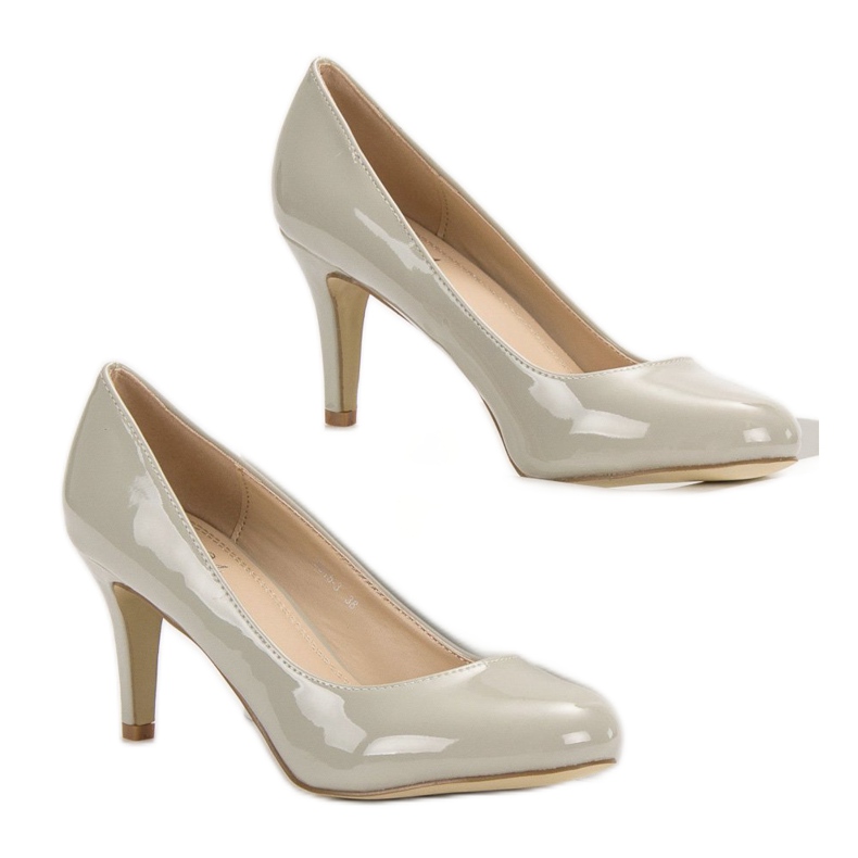 Small Swan Lacquered pumps brown 1