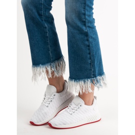 SHELOVET Fashionable Textile Footwear white 1