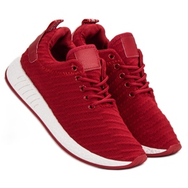 SHELOVET Fashionable Textile Footwear red 1