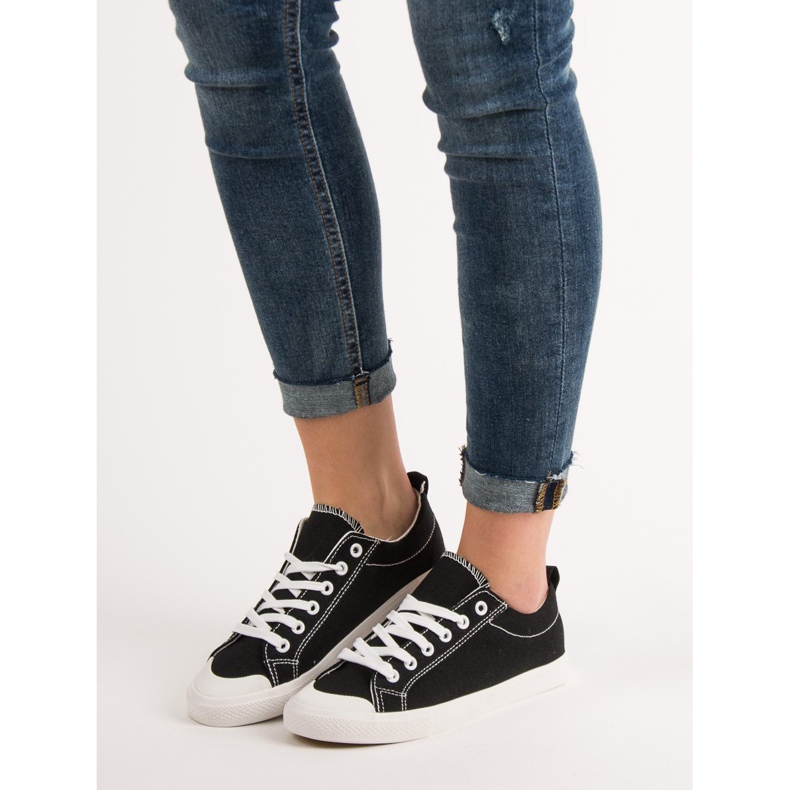 SHELOVET Low Black Sneakers 2 SHELOVET Low Black Sneakers 2