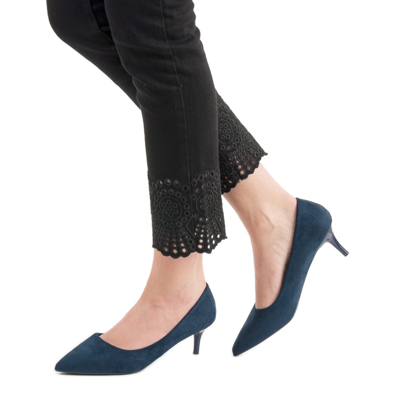 Nio Nio Navy Suede Pumps blue 1