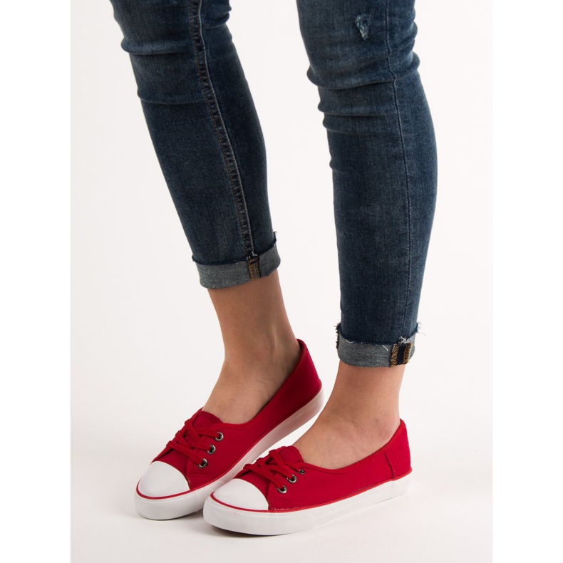 J. Star Red Sneakers 1