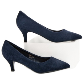 Nio Nio Low Navy Blue High Heels 1 Nio Nio Low Navy Blue High Heels 1