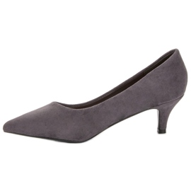 Nio Nio Low Gray High Heels grey 1