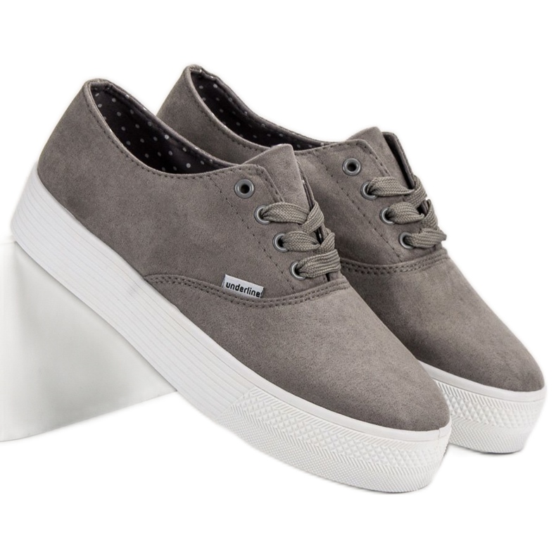 SHELOVET Fashionable Gray Sneakers grey 1 SHELOVET Fashionable Gray Sneakers grey 1