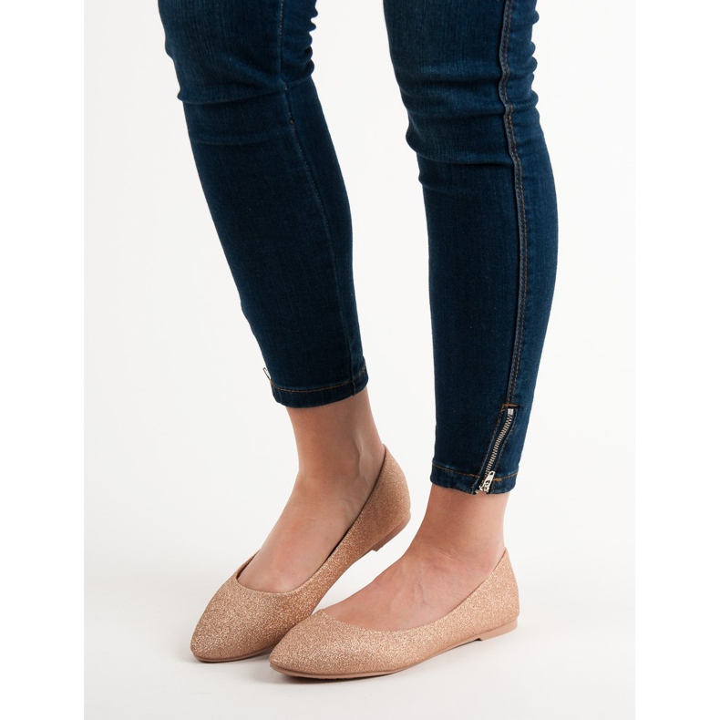 Seastar Glitter ballerinas golden 2