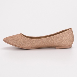 Seastar Glitter ballerinas golden 1