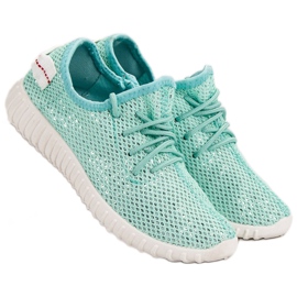 SHELOVET Slip-on Shoes With Sequins green 1