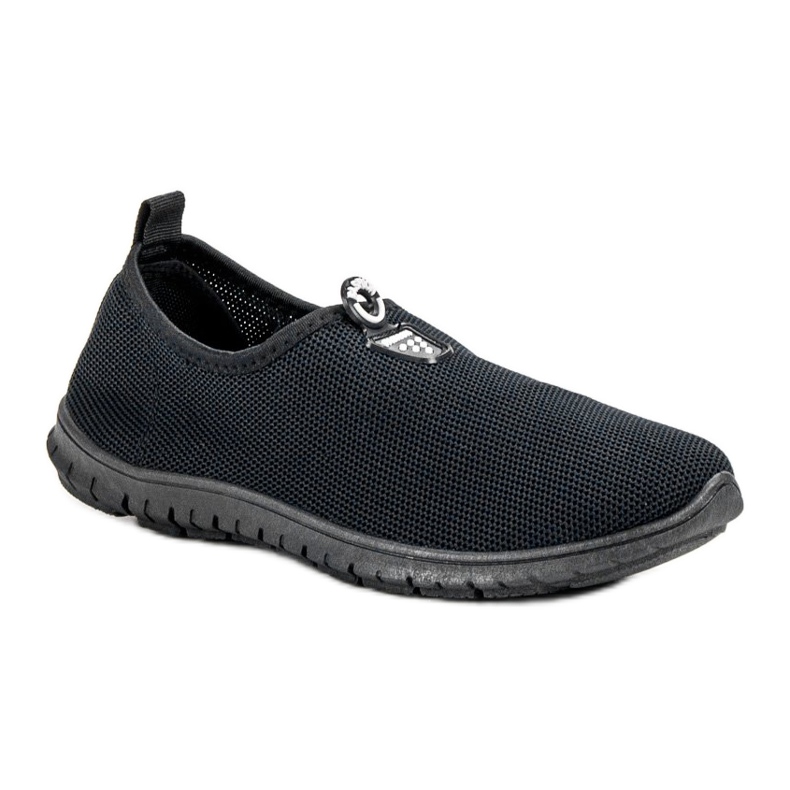 SHELOVET Black Slip-On Sneakers 1 SHELOVET Black Slip-On Sneakers 1