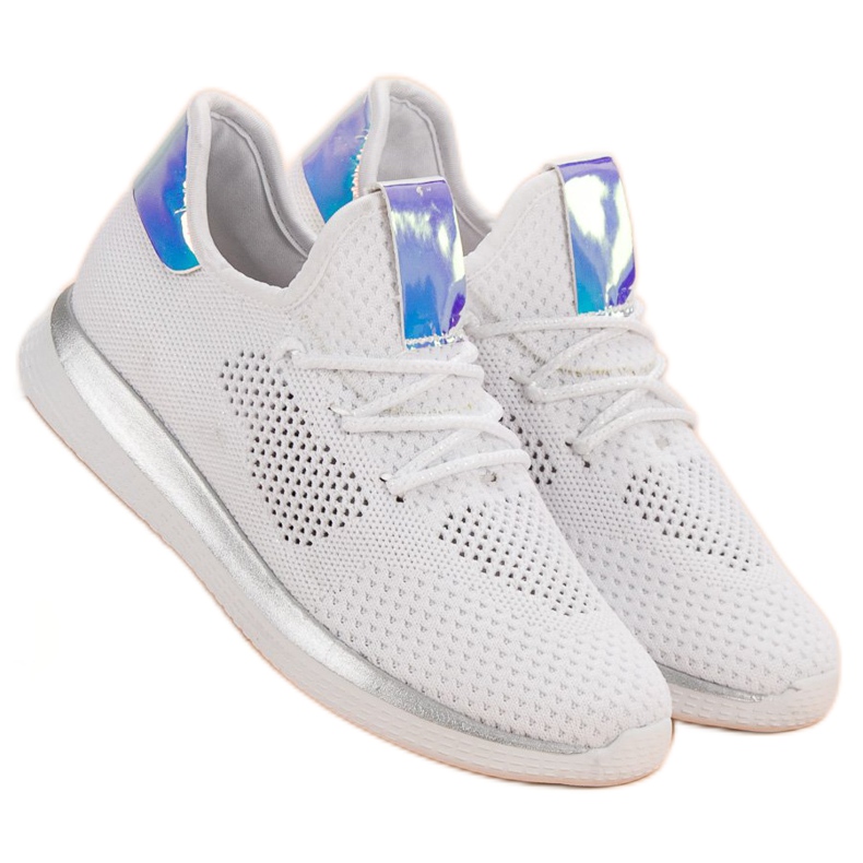 SHELOVET Textile Sport Shoes white 2