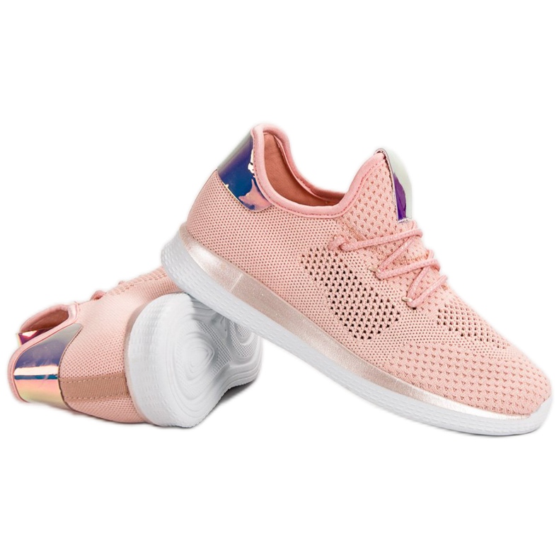 SHELOVET Textile Sport Shoes pink 1