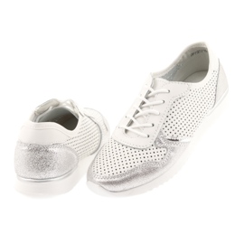 Women's sports shoes Filippo 737 white and silver grey 4 Women's sports shoes Filippo 737 white and silver grey 4