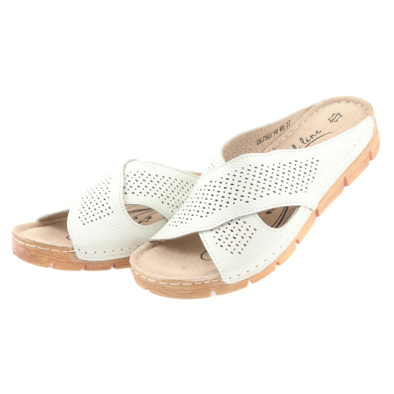 Slippers On the platform pearl Filippo 750 white multicolored 3